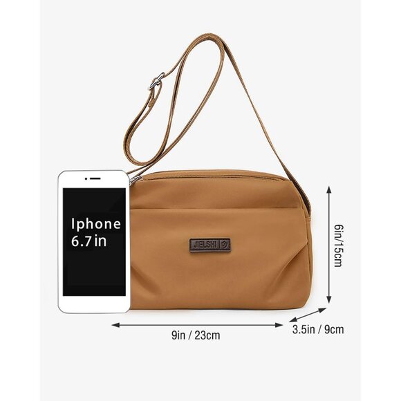 Small Nylon Crossbody Bag Women Waterproof Lightweight Travel Purse - Picture 2 of 7